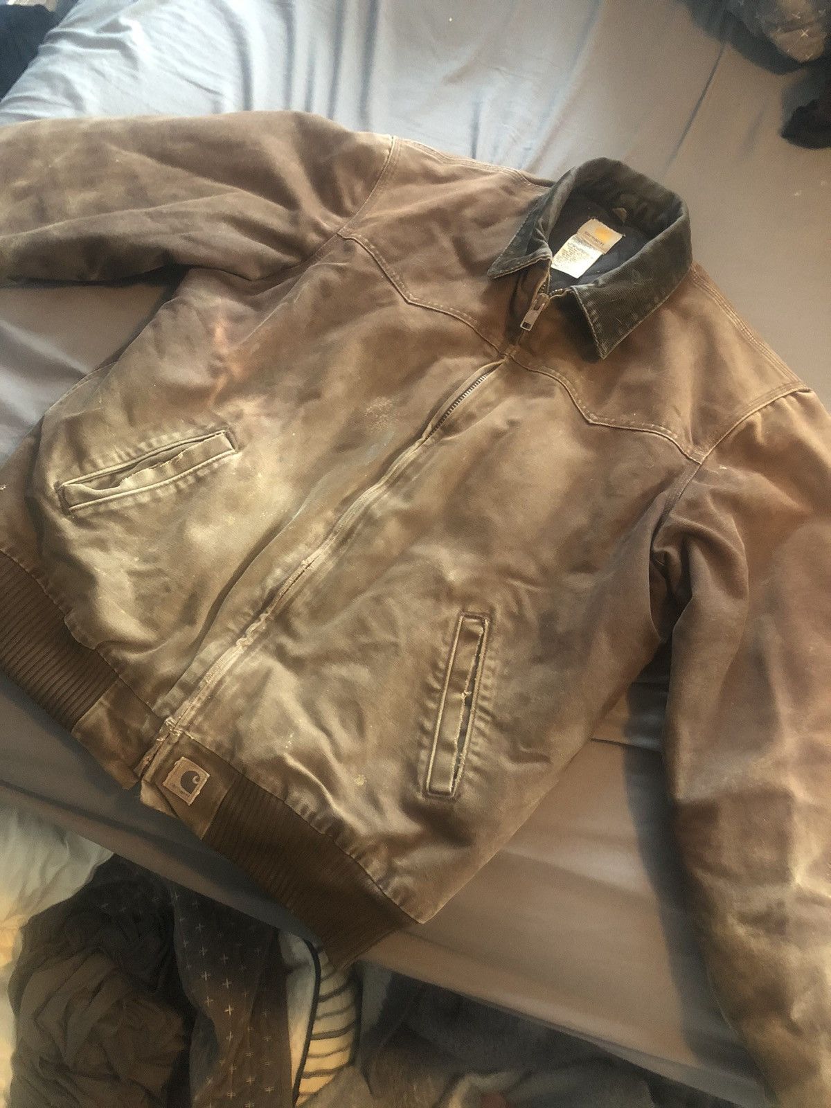 Carhartt CARHARTT SANTA FE JACKET J14 DKB - LOWEST PRICE ON GRAILED Size US XL / EU 56 / 4 - 4 Thumbnail