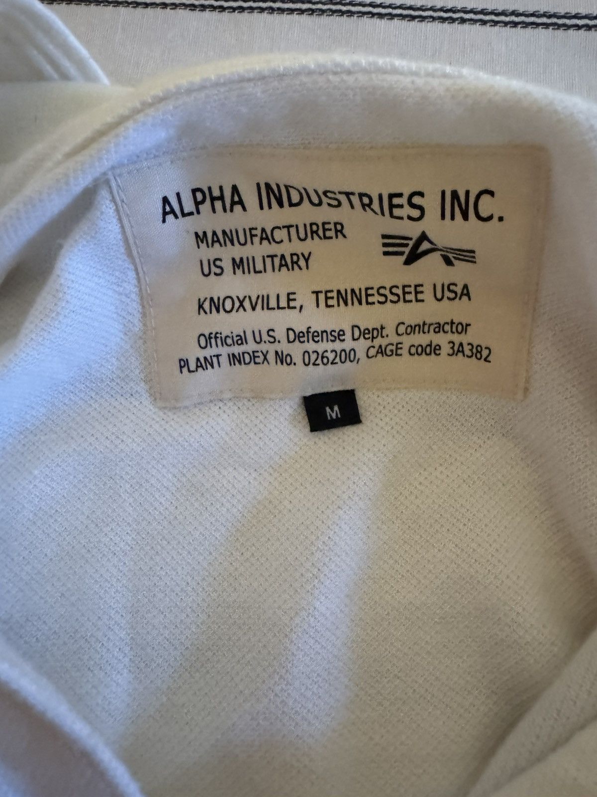 Alpha Industries Alpha Industries U.S. Air Force Polo Shirt – White Size US M / EU 48-50 / 2 - 4 Thumbnail