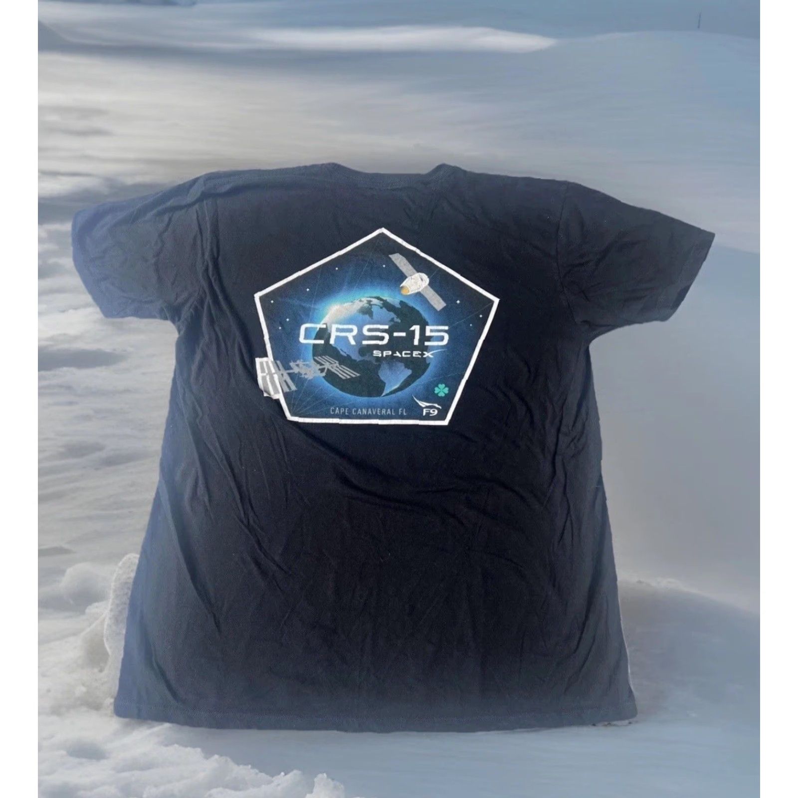 Vintage VINTAGE SpaceX Mission CRS-15 Cape Canaveral Shirt Large Black Men Crew Neck Short Sleeve Logo Double-Sided Size US L / EU 52-54 / 3 - 2 Thumbnail