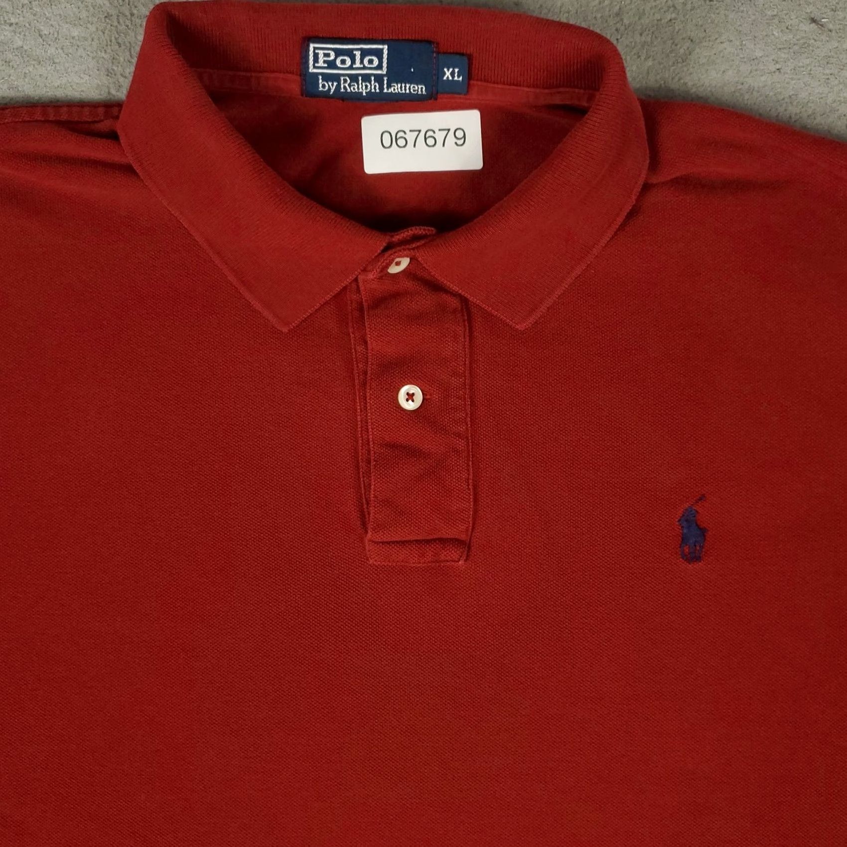 Ralph Lauren Ralph Lauren Polo Shirt Mens XL Red Pony Casual Long Sleeve Polo Shirt Mens XL Red Pony Size US XL / EU 56 / 4 - 2 Thumbnail