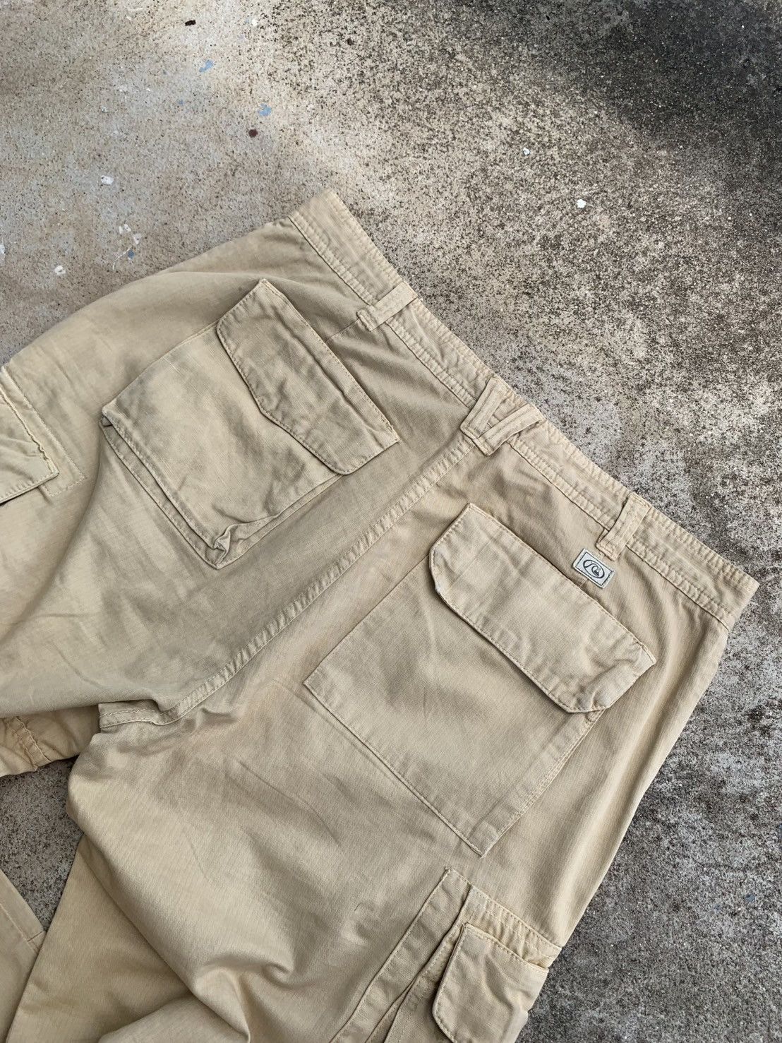 Quiksilver × Vintage QUIKSILVER CARGO PANTS Size US 34 / EU 50 - 6 Thumbnail
