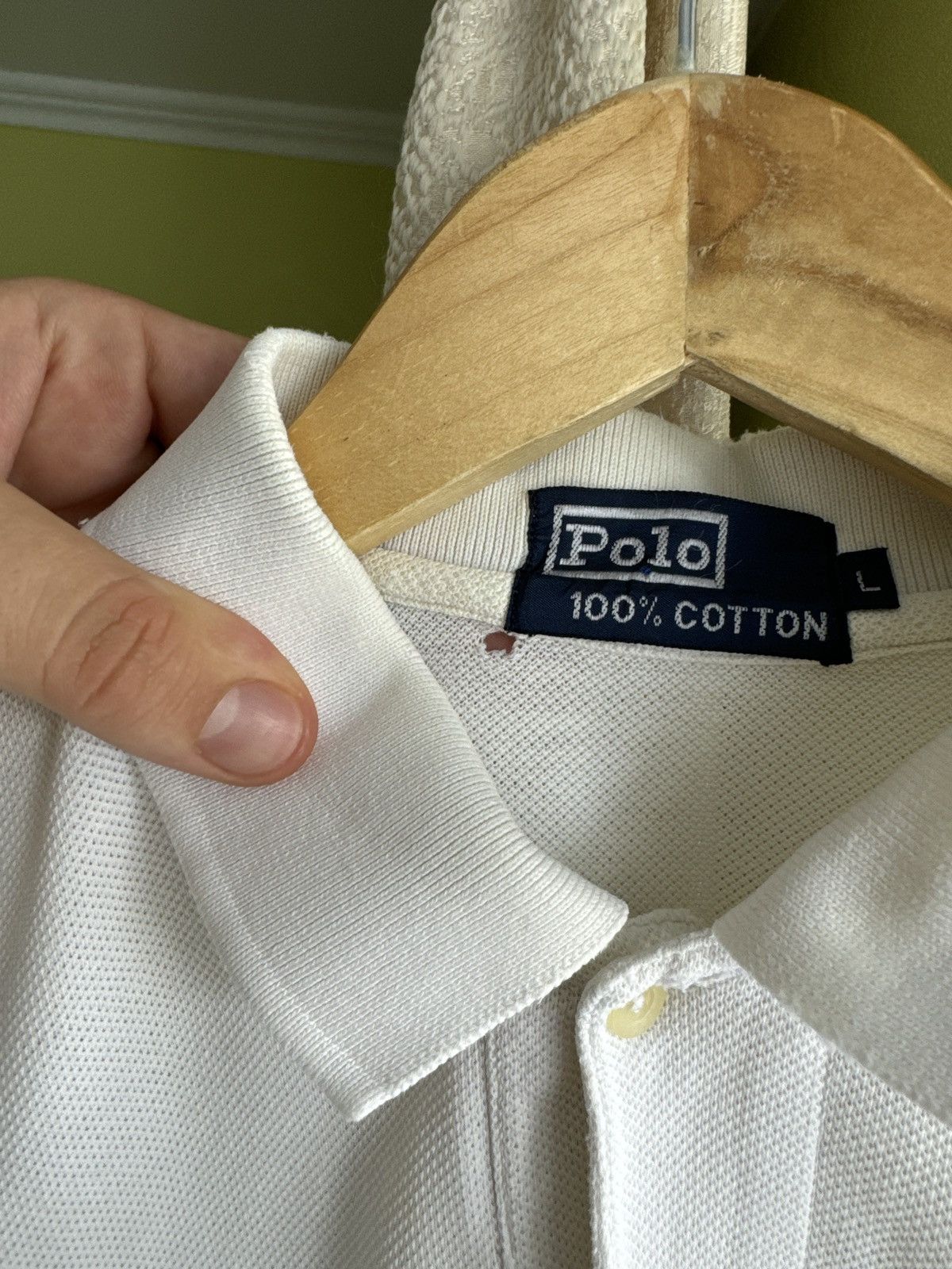 Polo Ralph Lauren × Ralph Lauren × Vintage Vintage 90s Polo Ralph Lauren Big Logo USA Polo Shirt Size US L / EU 52-54 / 3 - 10 Thumbnail