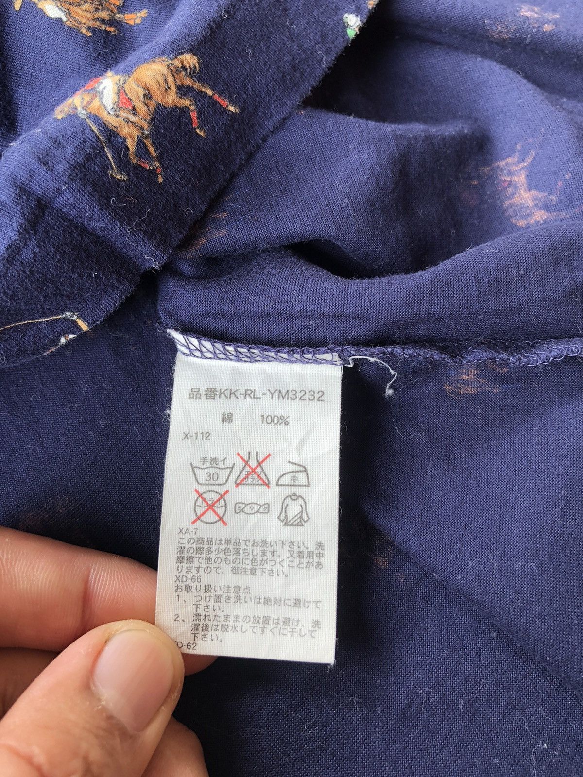 Polo Ralph Lauren Vintage Polo Ralph Lauren Horse Logo Overprint Collar Tee Size US M / EU 48-50 / 2 - 10 Thumbnail