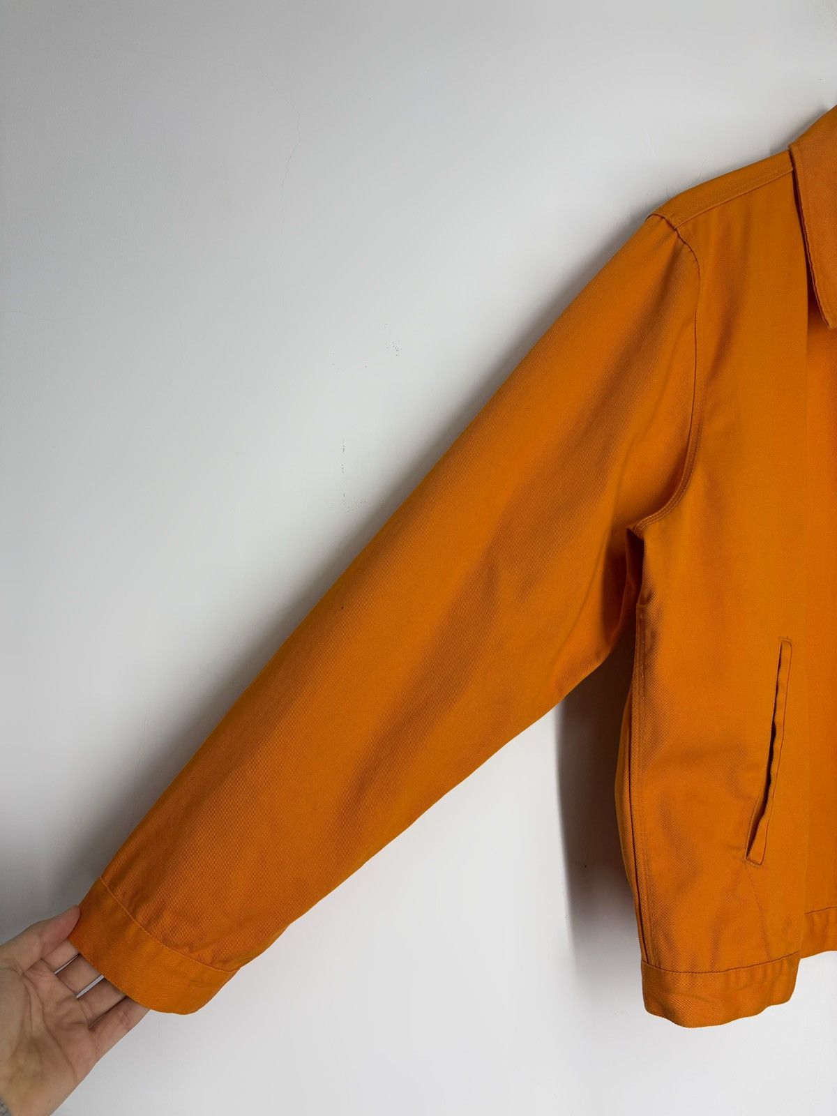 Dickies Vintage 90s Dickies Work Jacket Orange Cotton Size US L / EU 52-54 / 3 - 7 Thumbnail
