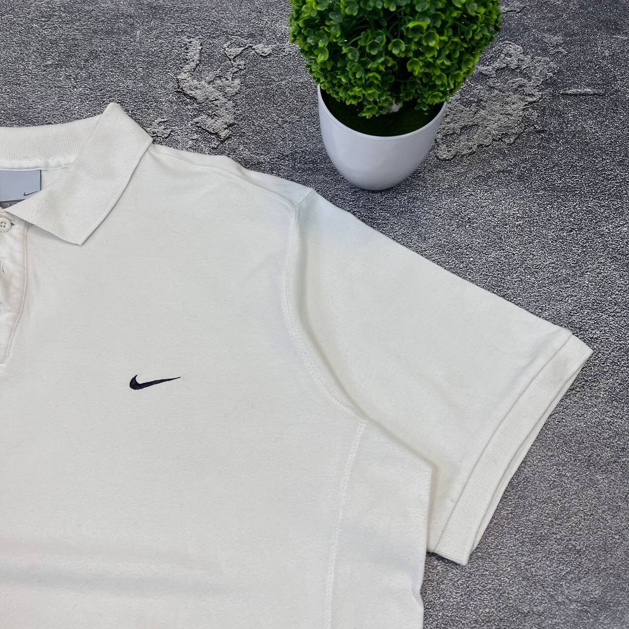 Nike Vintage 90s White Nike Mini Swoosh Heavy Cotton T-Shirt Men Size US XL / EU 56 / 4 - 12 Thumbnail