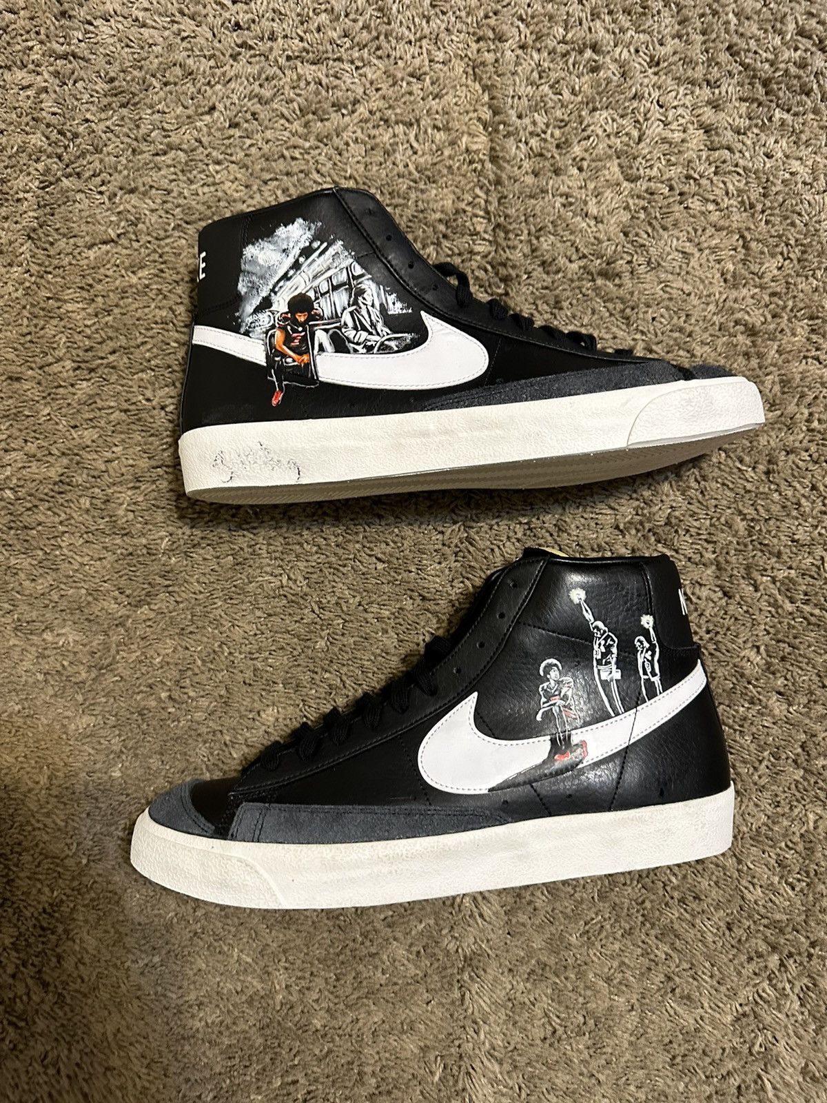 Nike × Vintage Vintage Nike Blazer Mid “I’m With Kap" 2023 size 13 Size US 13 / EU 46 - 10 Thumbnail