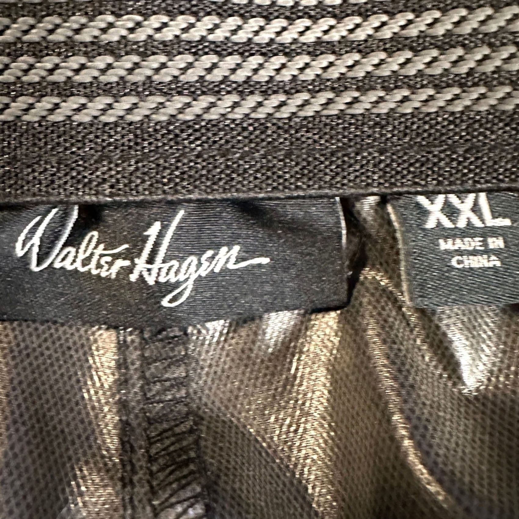 Vintage Walter Hagen Men Pull On Rain Pants 2XL Black Rain Resistant Golf Outdoor Pocket Size US 39 - 4 Thumbnail