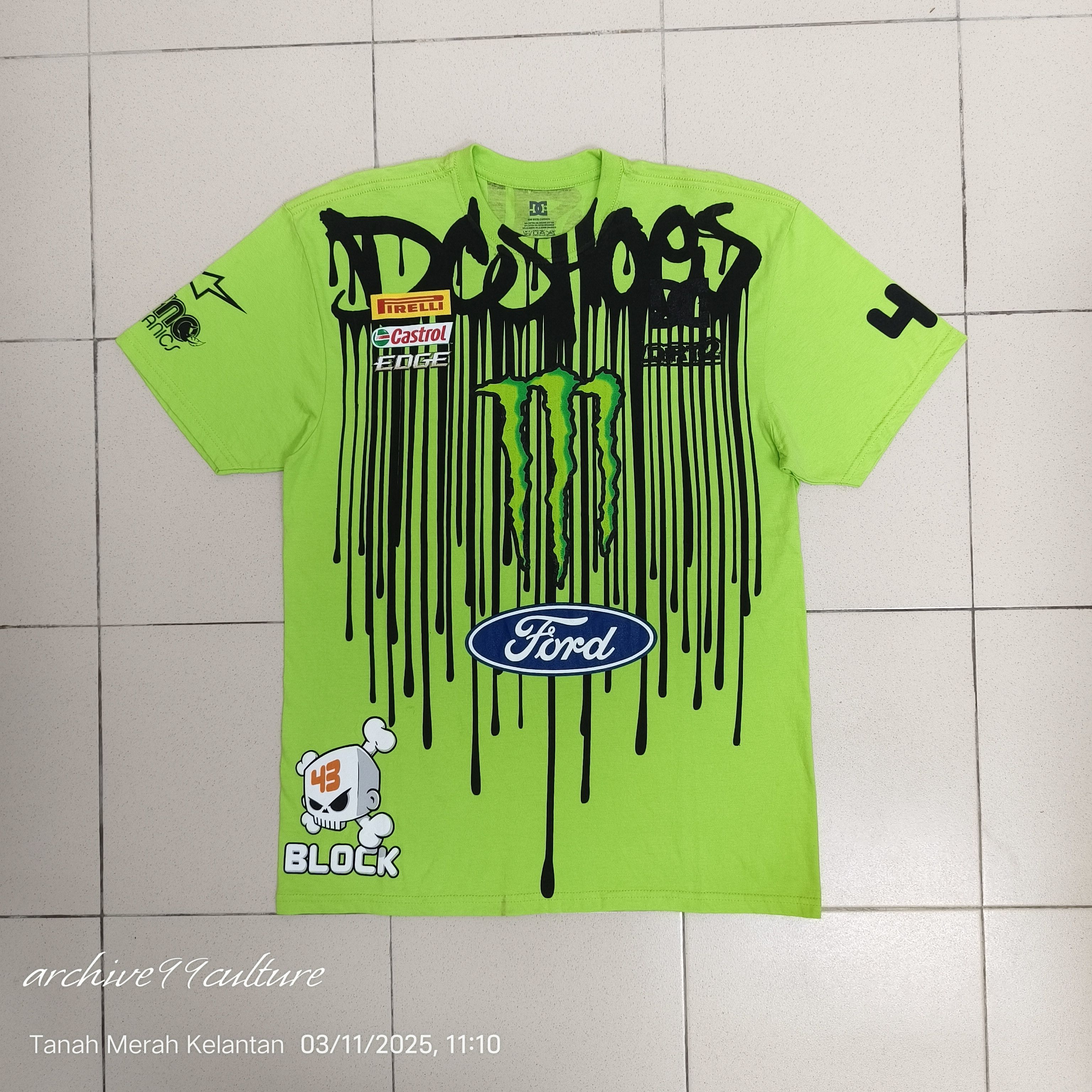 DC DC X Ken Block 43 Racing Sponsored ovp tee Size US L / EU 52-54 / 3 - 1 Thumbnail