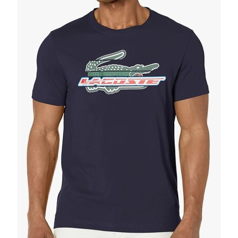 Lacoste Lacoste Men's Short Sleeve Regular Fit T-Shirt, L Navy Size US L / EU 52-54 / 3 - 1 Thumbnail