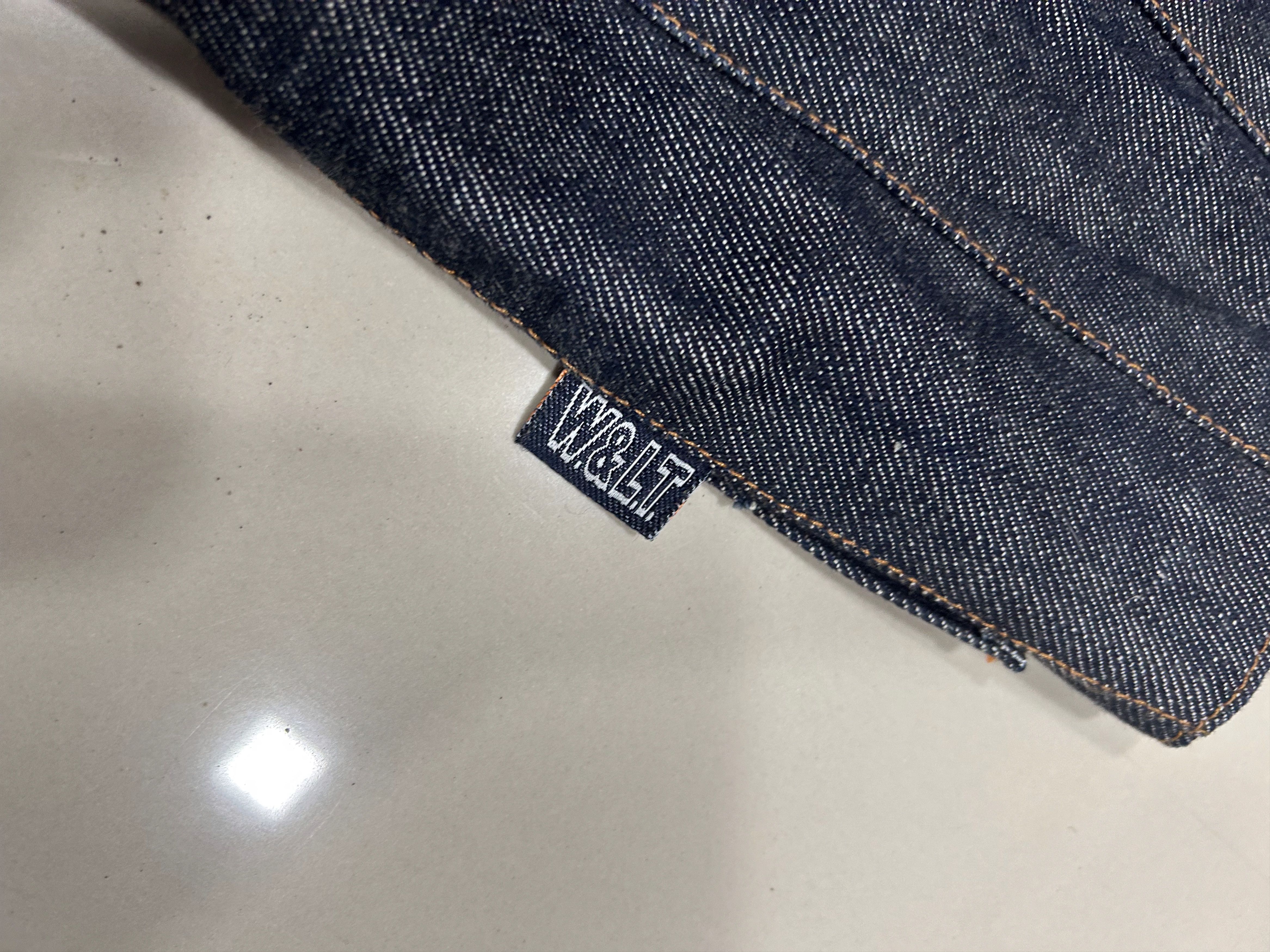 W&LT Vintage W. & L.T. "Kiss the Future" Archival Denim Skirt. Size 30" / US 8 / IT 44 - 7 Thumbnail