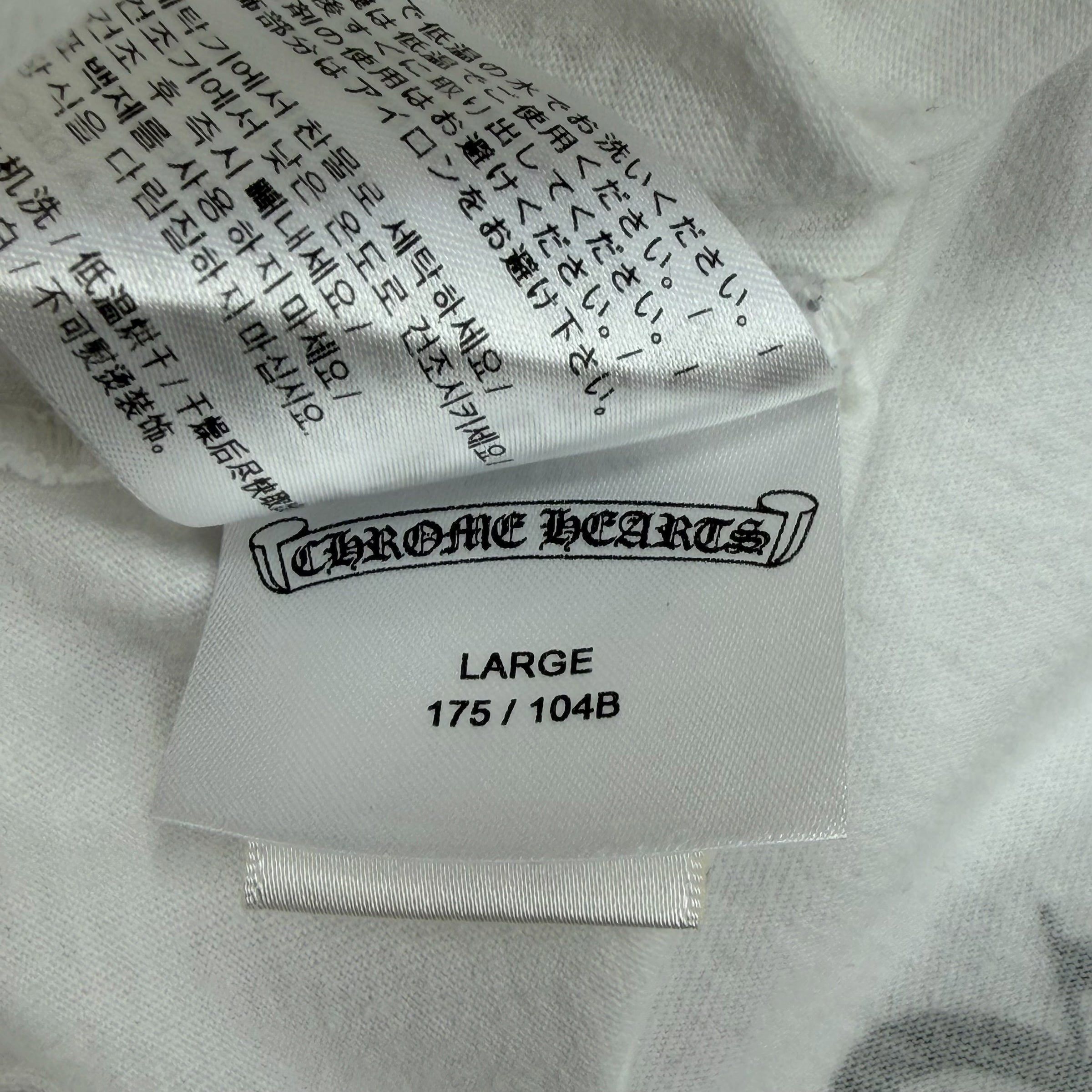 Chrome Hearts Chrome Hearts White LA Horseshoe Floral L/S L Size US L / EU 52-54 / 3 - 7 Thumbnail