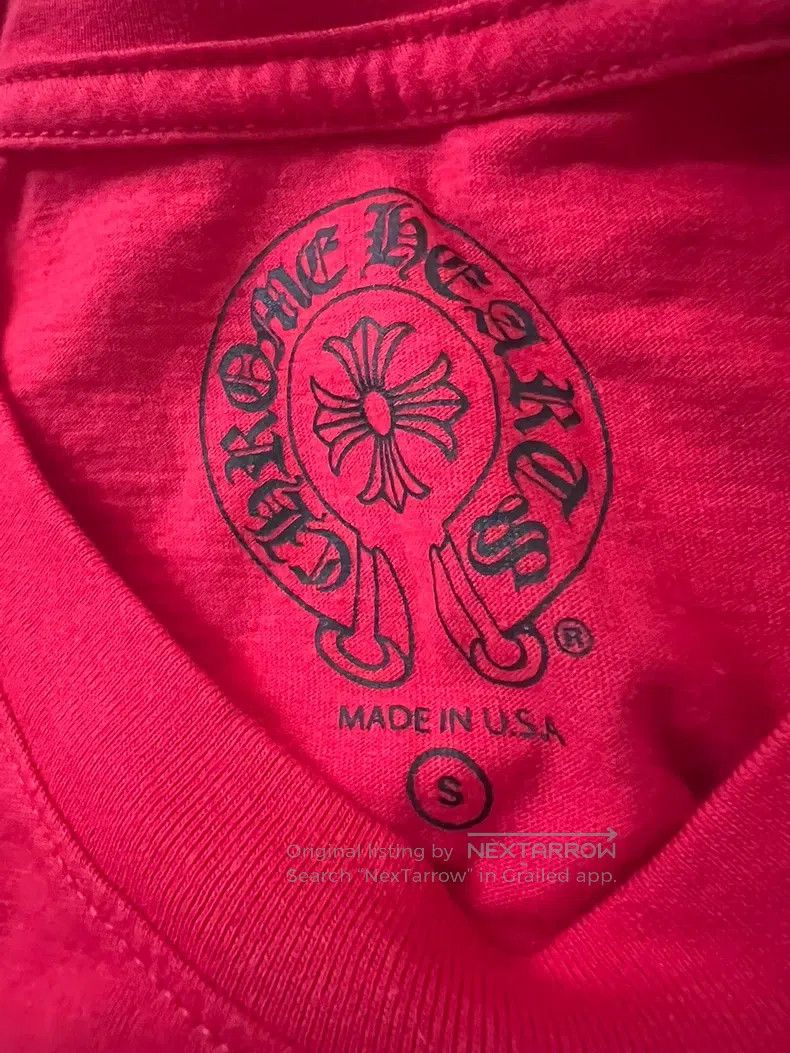 Chrome Hearts CHROME HEARTS Size S Red scroll long sleeve Size US S / EU 44-46 / 1 - 3 Thumbnail