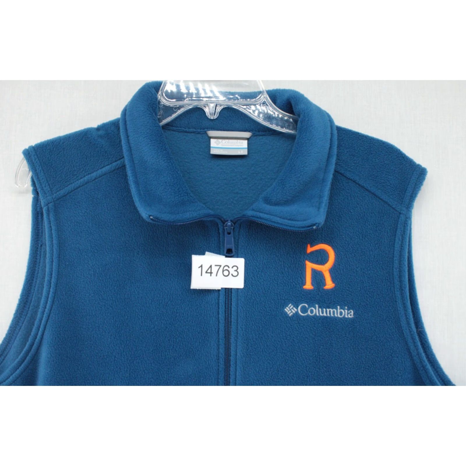 All Blues Columbia Fleece Vest Men's Large Tall Blue Outdoor Full Zip Hiking Cozy Size US L / EU 52-54 / 3 - 8 Thumbnail