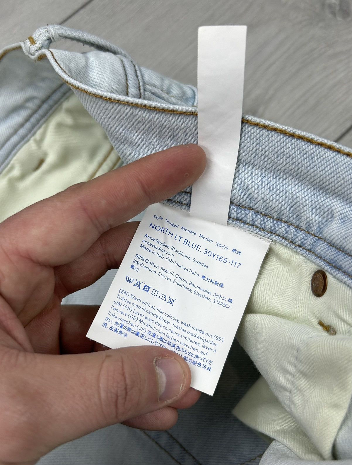 Acne Studios Acne Studios Bla Konst North Lt Blue Jeans size 34/34 Size US 34 / EU 50 - 12 Thumbnail
