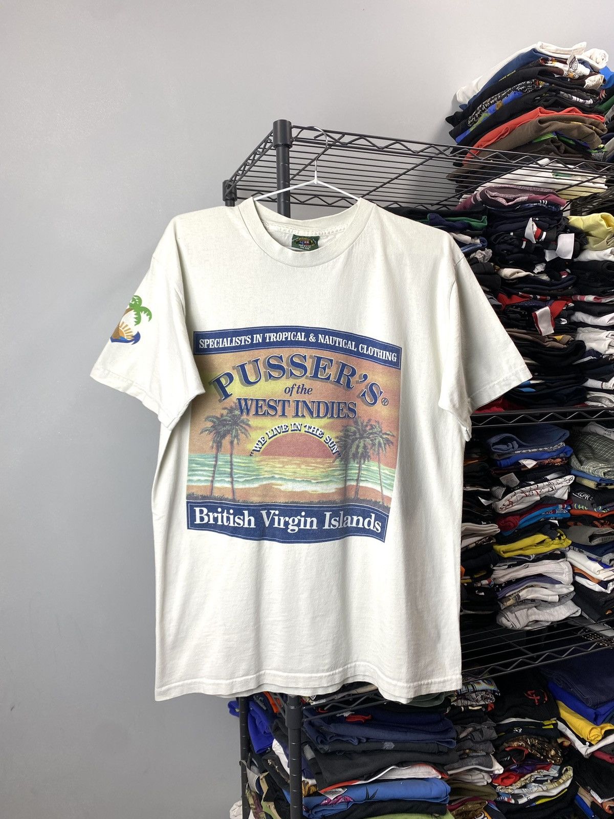 Other 1990 Vintage Pussers British Virgin Island T Shirt Cuba Size US M / EU 48-50 / 2 - 1 Thumbnail