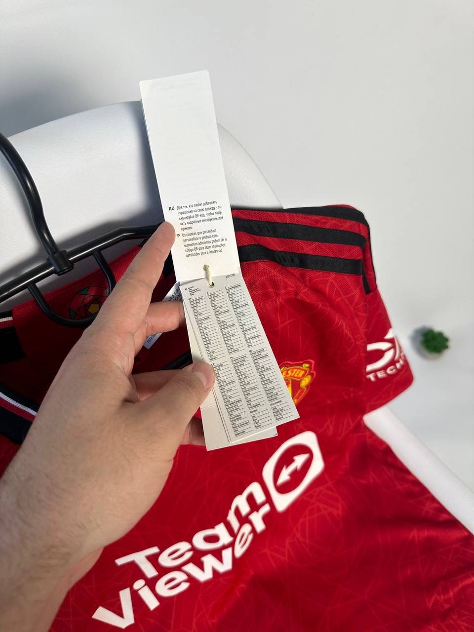 Adidas 2023 Soccer Jersey Manchester United Home Tee Garnacho#17 Size US S / EU 44-46 / 1 - 6 Thumbnail
