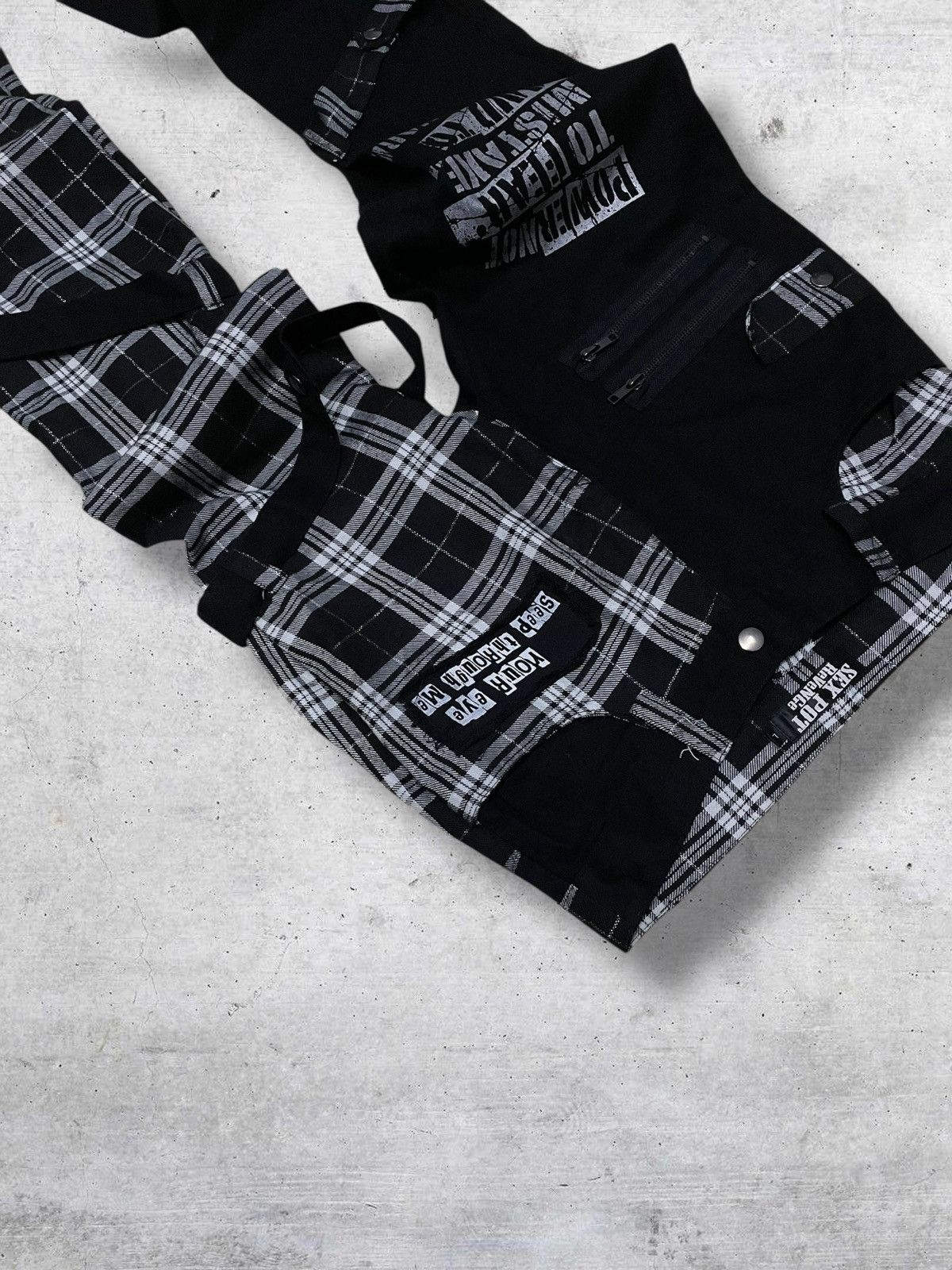 Hysteric Glamour VINTAGE SEX PORT JAPAN DESIGNER 90S BONDAGE PUNK DIVISION OG Size US 29 - 8 Thumbnail