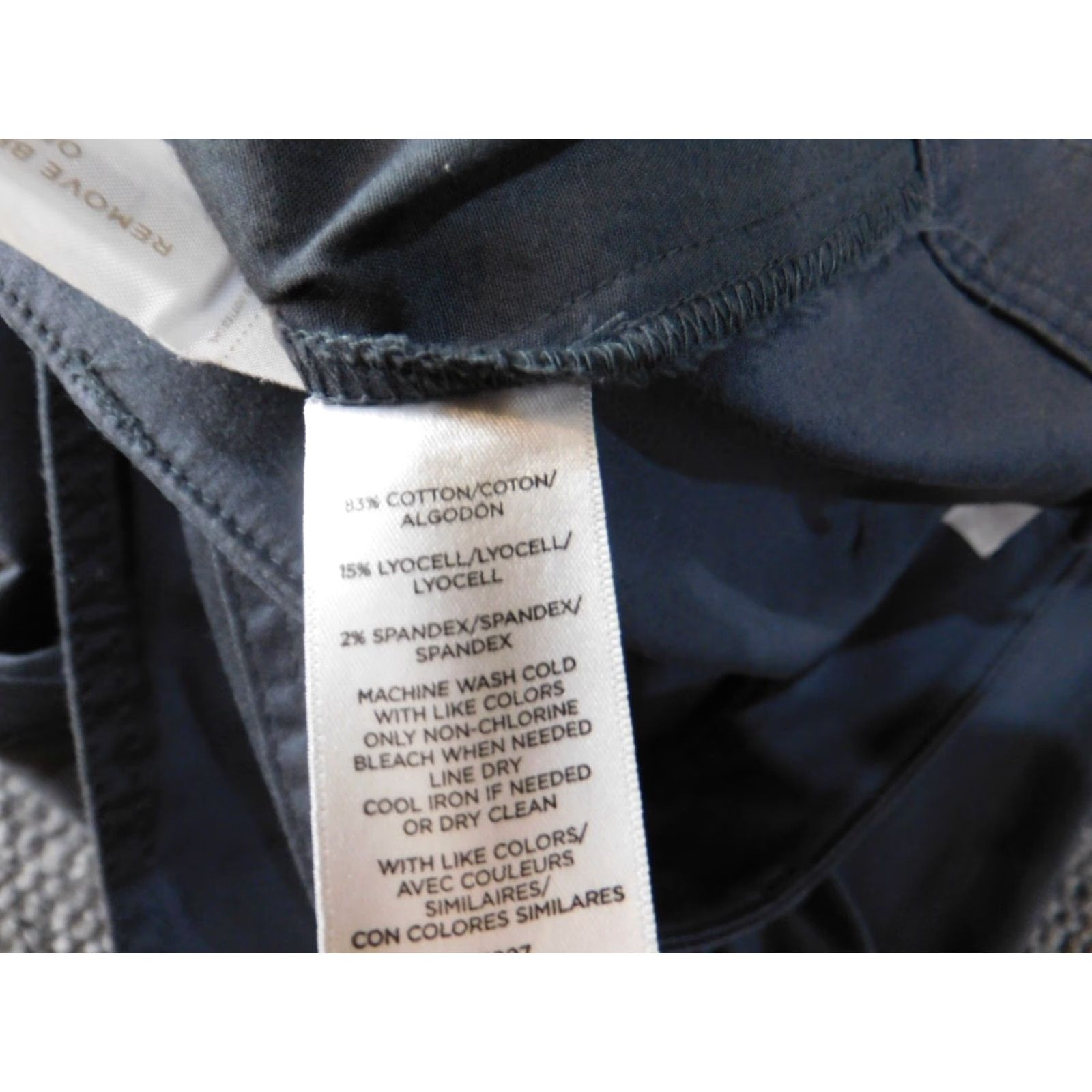 Vintage Loft Womens Pants 4 Blue Straight Crop Belt Casual Classic Chino Pants Size 4 Blue Regular Womens Size 30" / US 8 / IT 44 - 5 Thumbnail