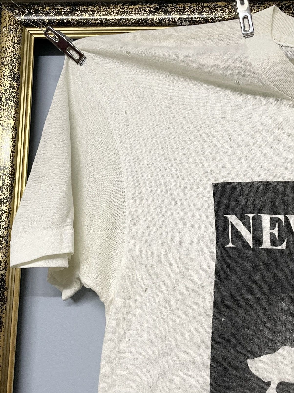 Vintage Vintage 80s New Order Post Punk Single Stitch Rare Find Tee Size US M / EU 48-50 / 2 - 8 Thumbnail