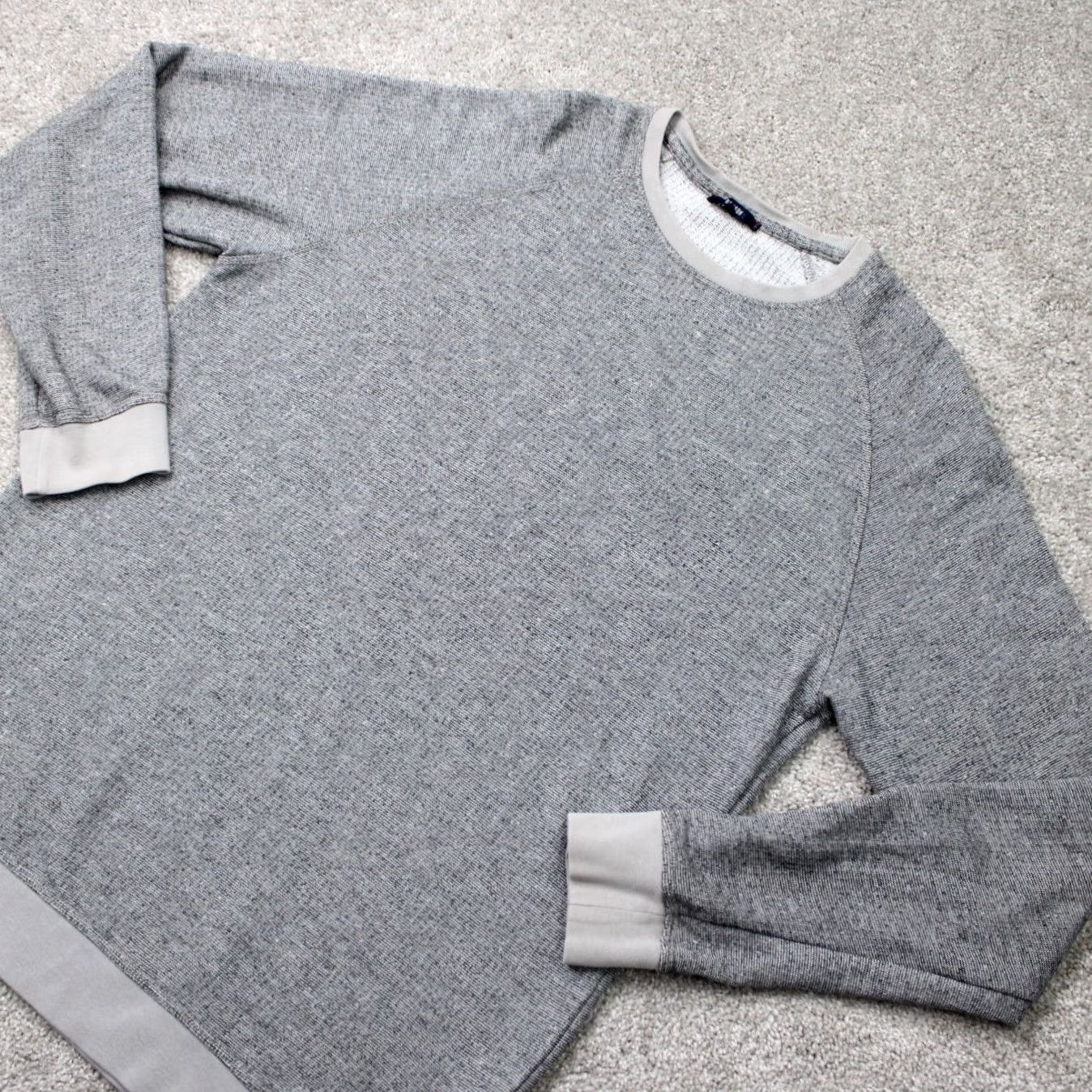 Henson Benson Mens XL Gray Knit Sweatshirt Pullover All Seasons 70% Cotton 22% Polyester 8% Viscose Crew Neck Sweatshirt Size US XL / EU 56 / 4 - 3 Thumbnail