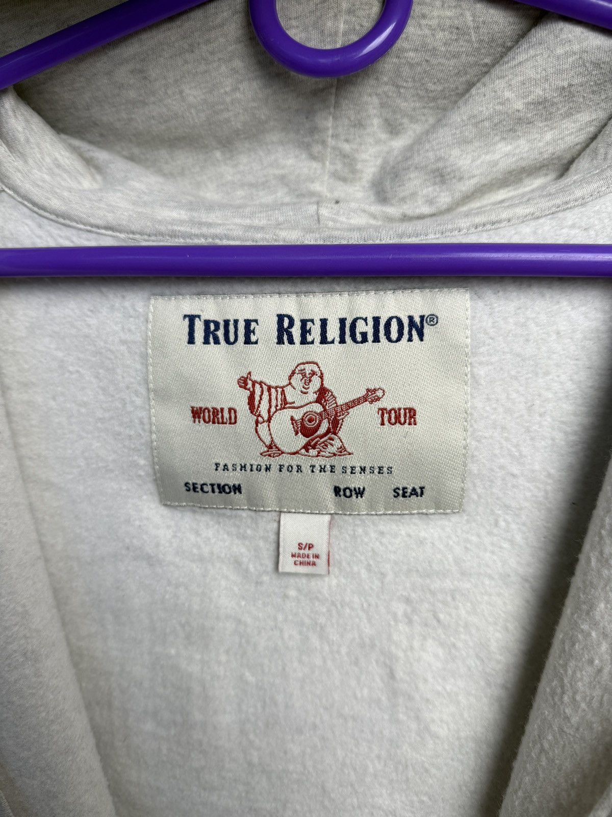 True Religion Y2k True Religion Zip Hoodie Gray Big Logo Size US S / EU 44-46 / 1 - 12 Thumbnail