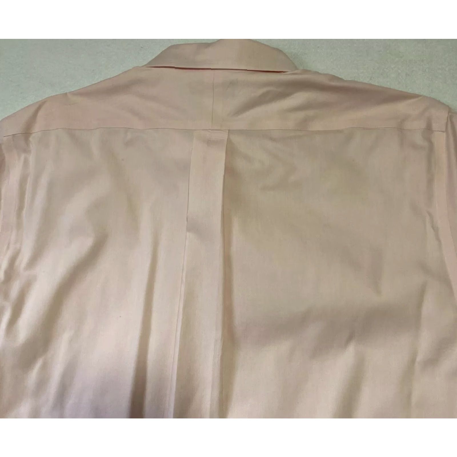 Lands' End Lands' End Button Shirt Men 16X36 Long Sleeve Pink Solid Dress Shirt Non-Iron Pockets Big & Tall Men’s Shirt Size US L / EU 52-54 / 3 - 8 Thumbnail