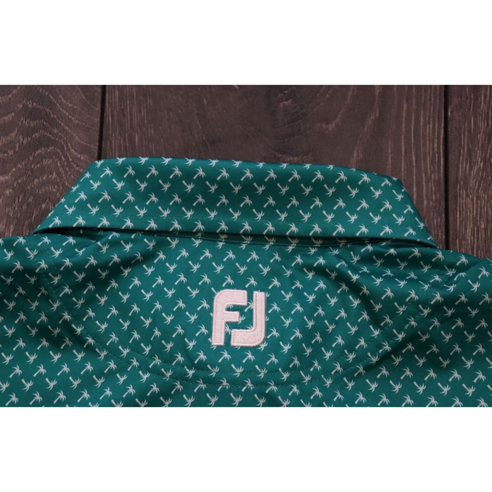 Footjoy FootJoy FJ Shirt Men’s Large Palm Tree Geometric AOP Performance Golf Jersey Shirt Size US L / EU 52-54 / 3 - 8 Thumbnail