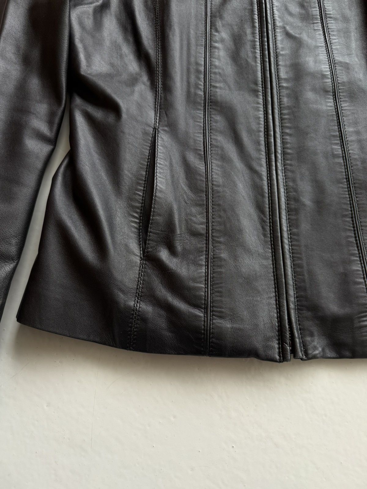 Vintage Archive y2k leather biker jacket Size M / US 6-8 / IT 42-44 - 6 Thumbnail