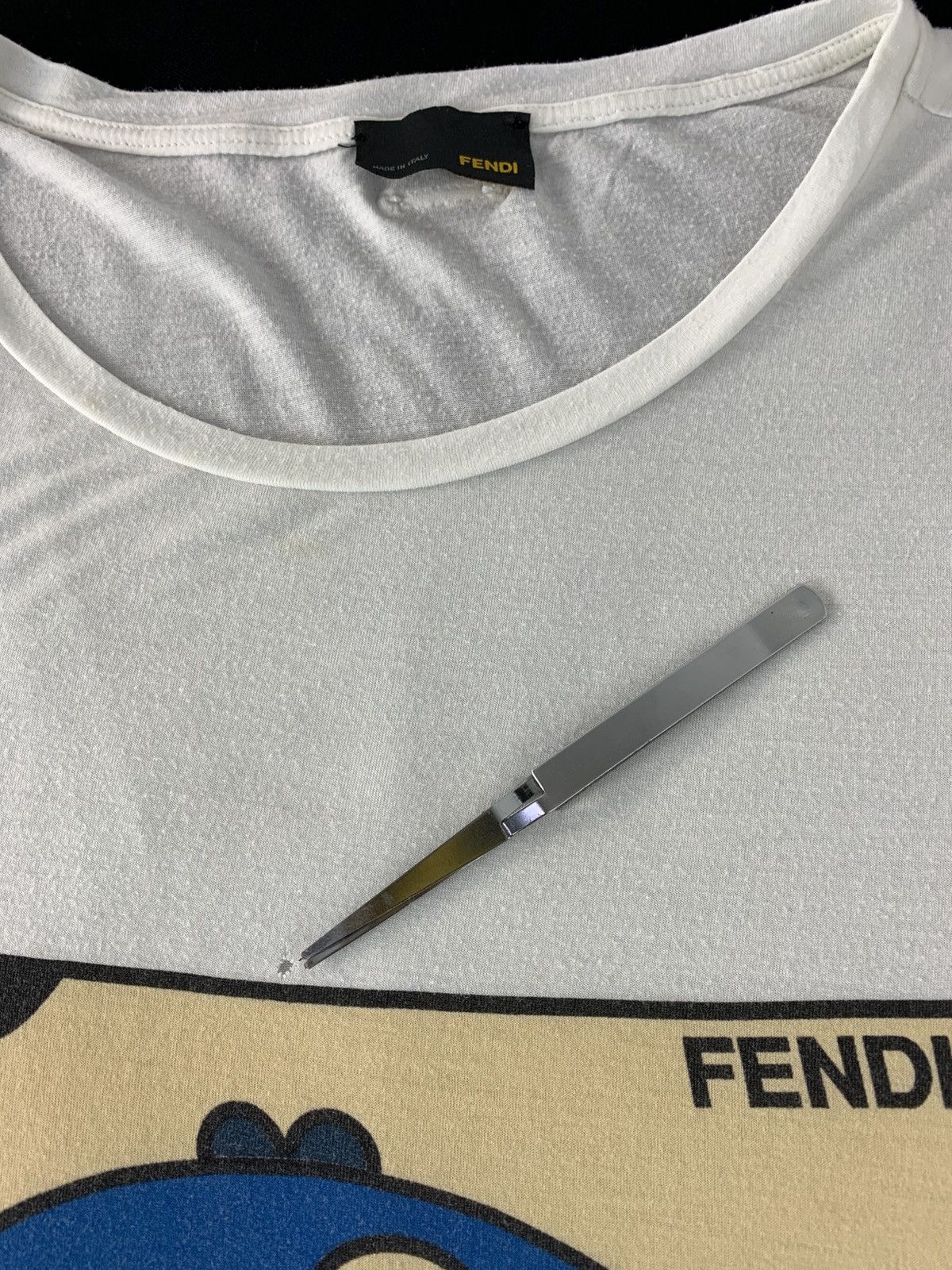 Fendi Fendi Fortune Italian Brand Graphic Screen Printed Tee Size US S / EU 44-46 / 1 - 17 Thumbnail