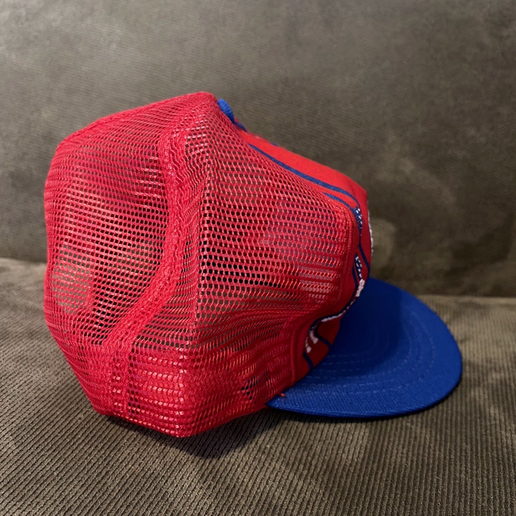 Commission VINTAGE NCOA Hat Trucker Snap-Back Men One Size Red Size ONE SIZE - 4 Thumbnail