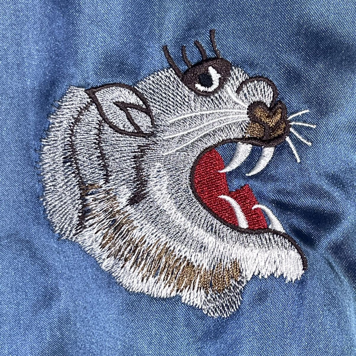 Japan Sukajan Souvenir Tiger 50s Design Zipper Jacket