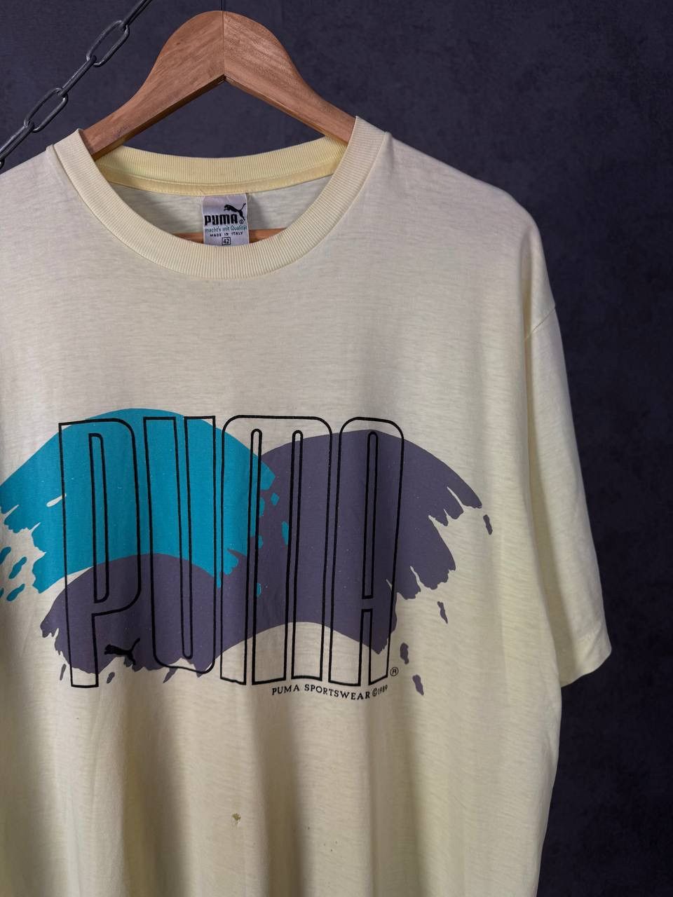 Puma Puma vintage 1989 sportswear tee Size US XL / EU 56 / 4 - 2 Thumbnail