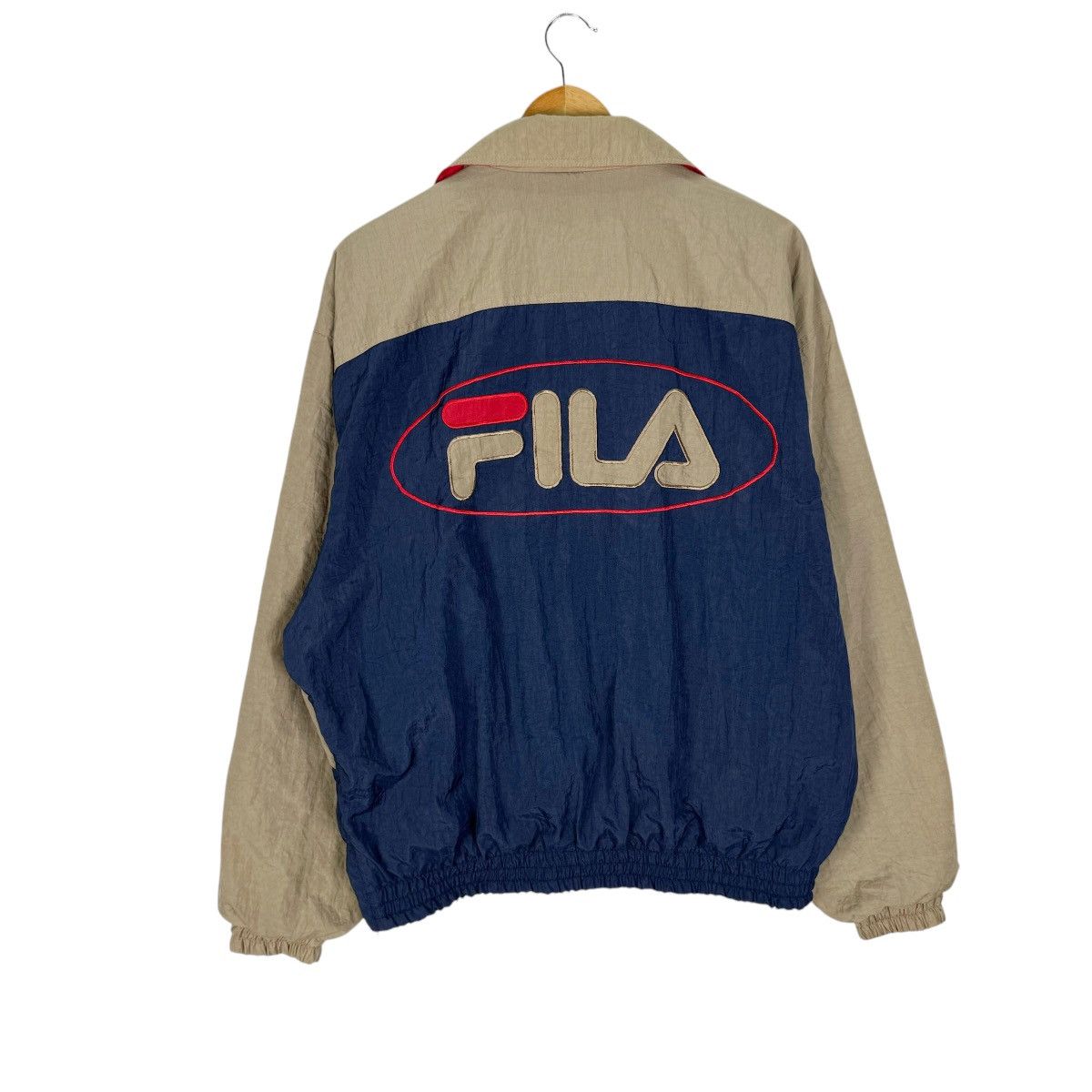 Fila × Vintage ☀️FILA HOODIE ANORAK WINDBREAKER JACKET Size US L / EU 52-54 / 3 - 6 Thumbnail