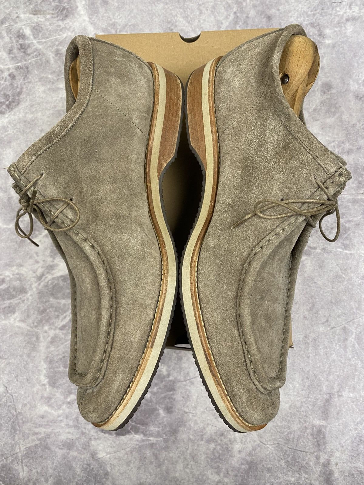Ermenegildo Zegna Ermenegildo Zegna suede moc toe derby shoes US: 10 1/2 Size US 11.5 / EU 44-45 - 7 Thumbnail