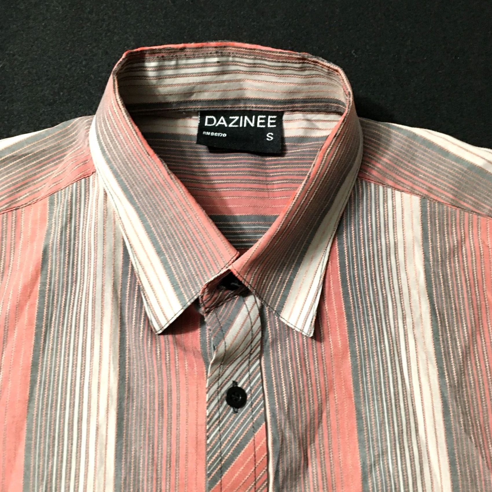 Vintage DAZINEE Shirt Mens S Button Shirts Plaid Striped Long Sleeve DESIGNER Size US S / EU 44-46 / 1 - 3 Thumbnail