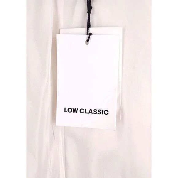LOW CLASSIC LOW CLASSIC Cotton Blazer Size S Womens Ivory Jacket $450 Size S / US 4 / IT 40 - 12 Thumbnail