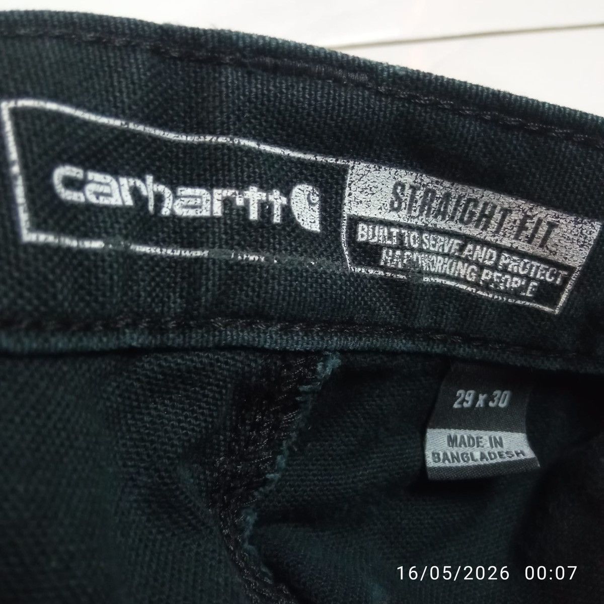 Carhartt Distressed Carpenter Pants Carhartt Straight Fit Size US 30 / EU 46 - 6 Thumbnail