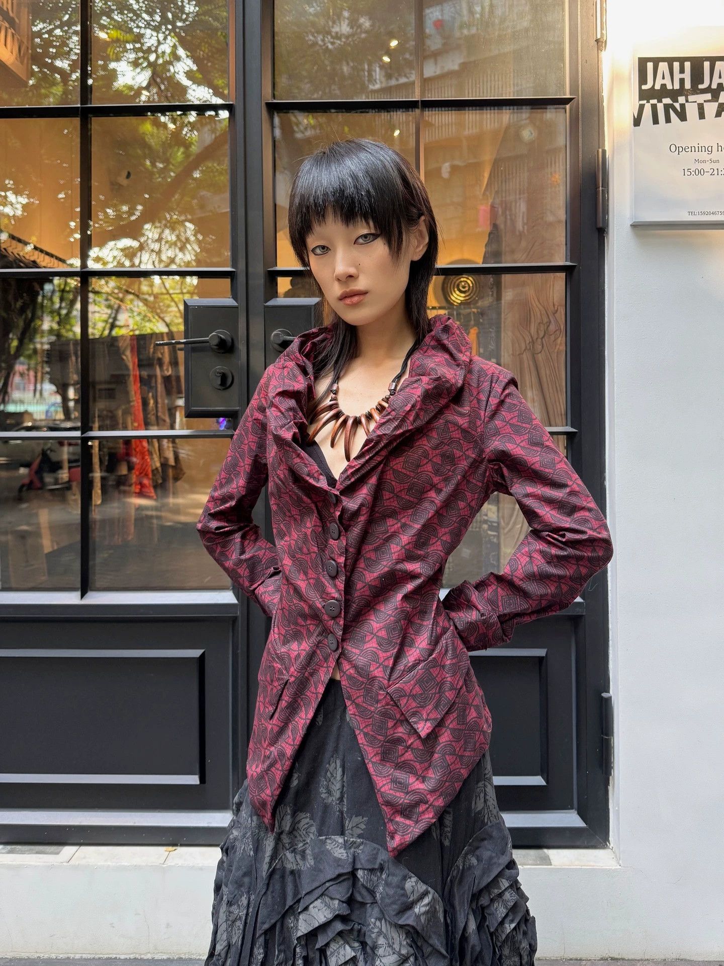 Vintage Dutch Vintage Archive Structured Collar Light Jacket S Size S / US 4 / IT 40 - 2 Thumbnail