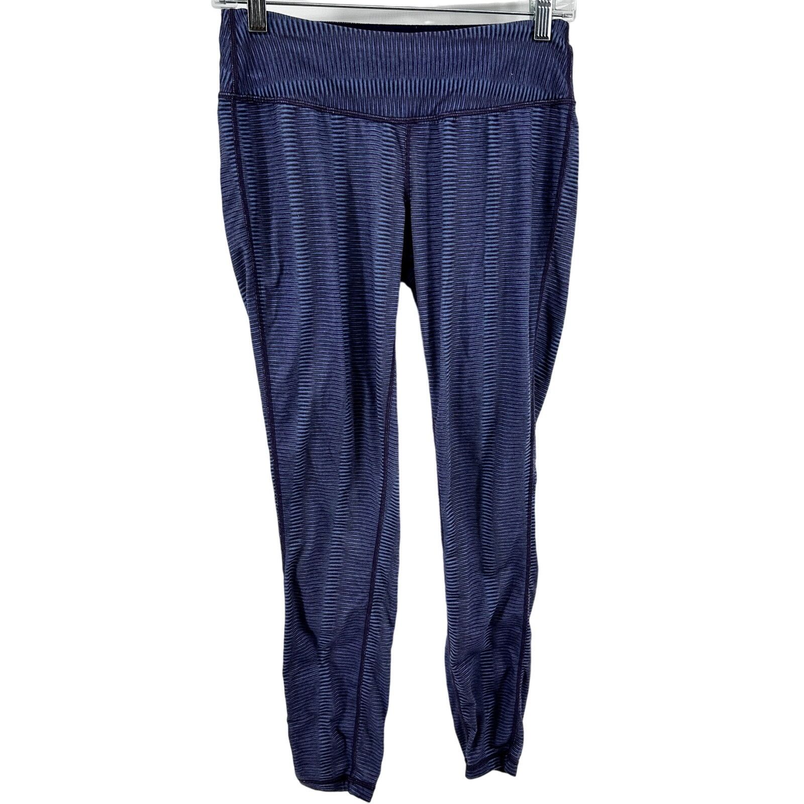 Prana Striped Leggingsstretch Skinny Athletic Purple Small, Women's (Size 28)