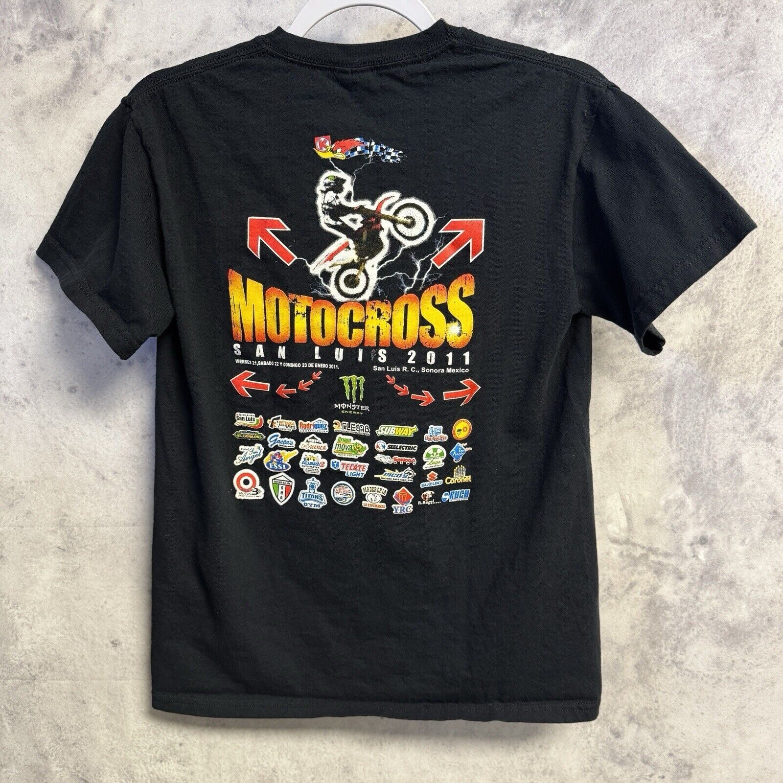 Other Motocross San Luis 2011 T Shirt Mens Small Black Monster Ene Size US S / EU 44-46 / 1 - 2 Thumbnail