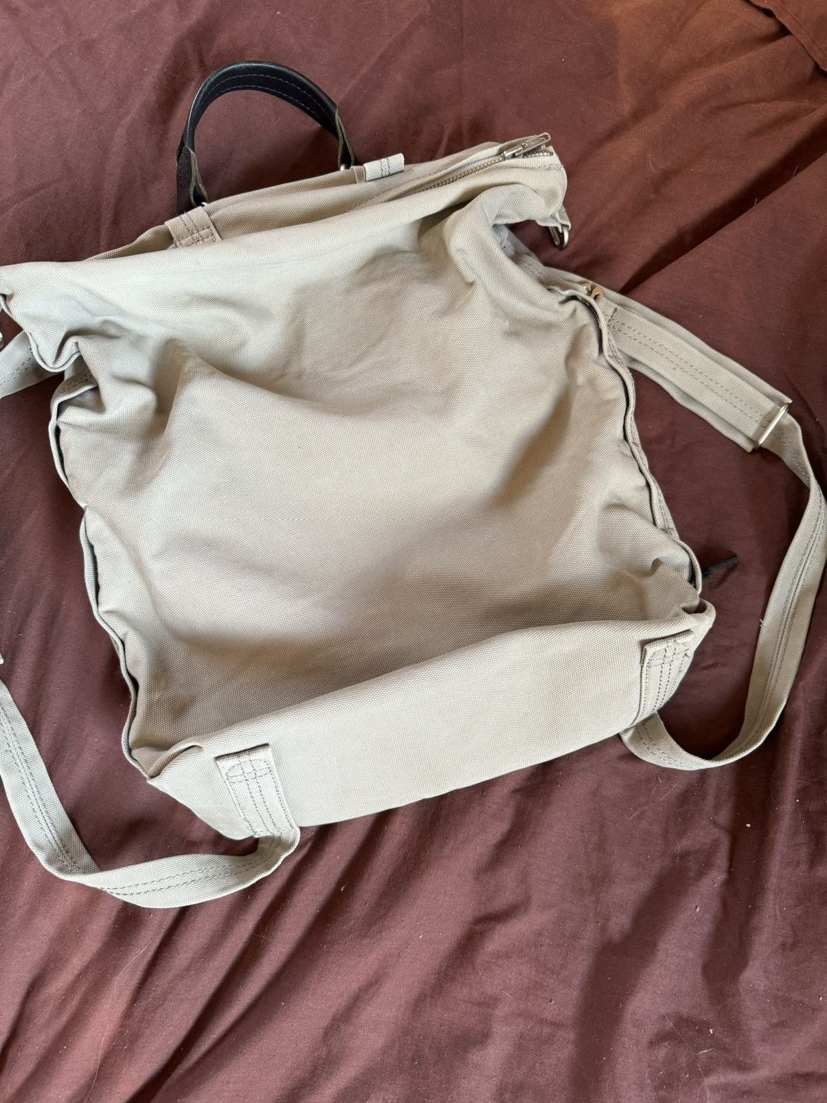 Japanese Brand × QWSTION QWSTION Bananatex laptop nylon/leather square backpack bag Size ONE SIZE - 15 Thumbnail