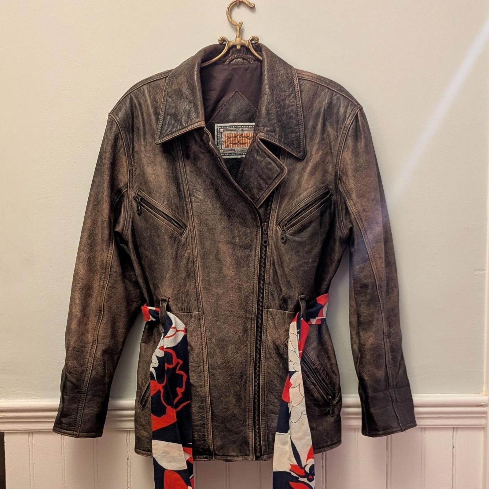 C&A Vintage C&A custom cow hide leather coat. Size L / US 10 / IT 46 - 7 Thumbnail