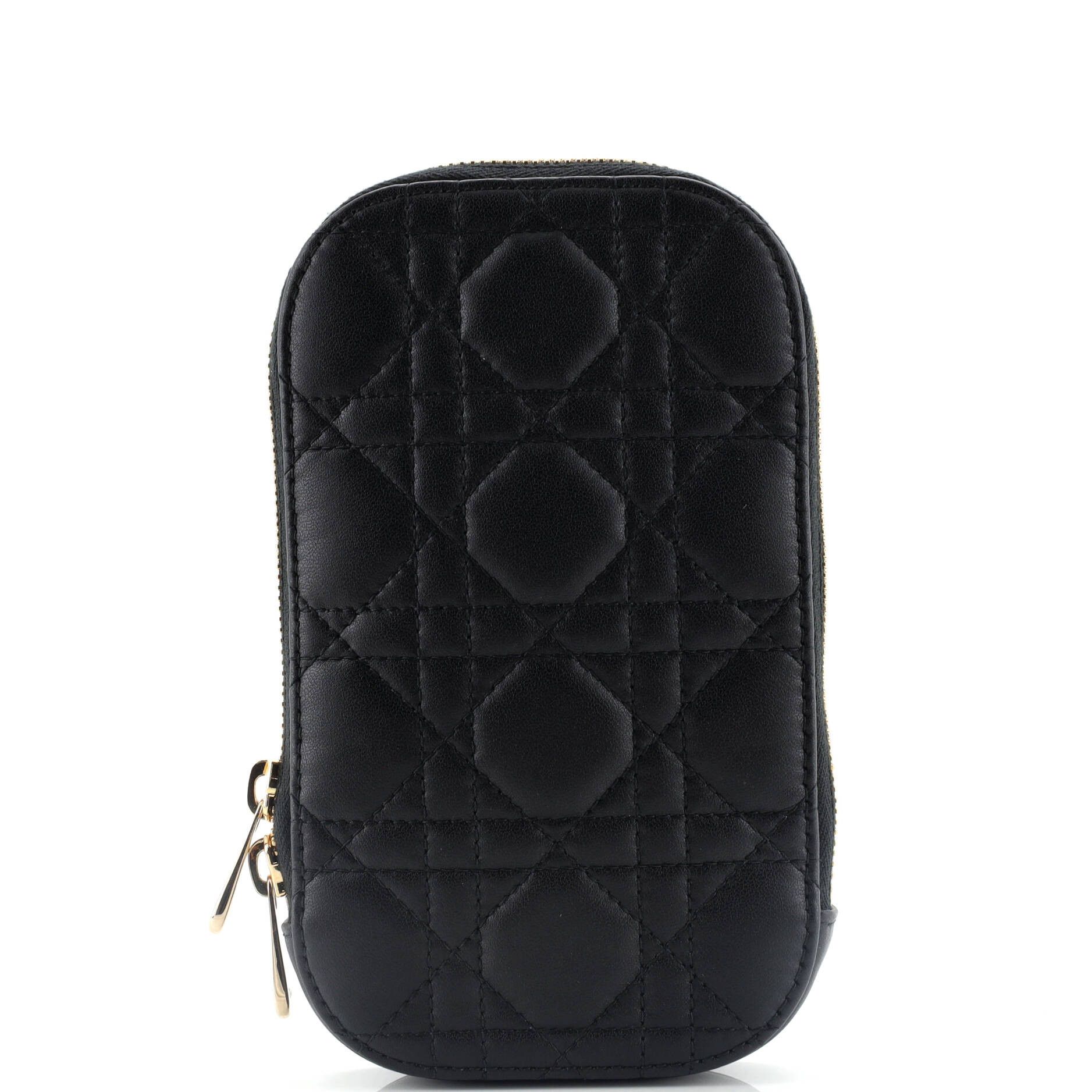 Dior Lady Dior Phone Holder on Chain Size ONE SIZE - 1 Thumbnail