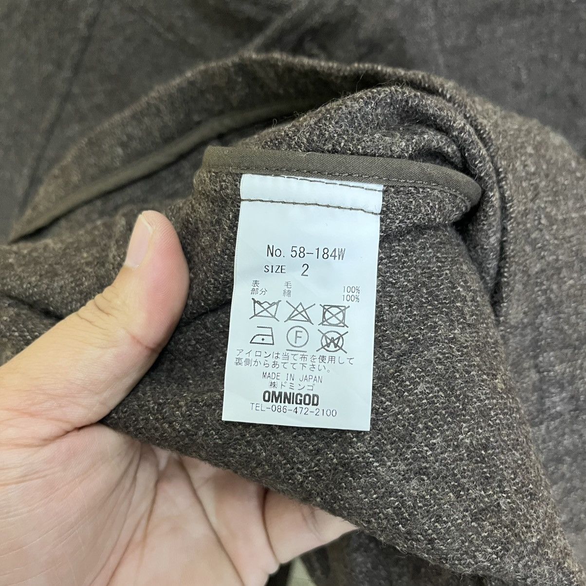 OMNIGOD Omnigod Wool Blend Garment Made In Japan Button Coat Jacket Size US M / EU 48-50 / 2 - 14 Thumbnail