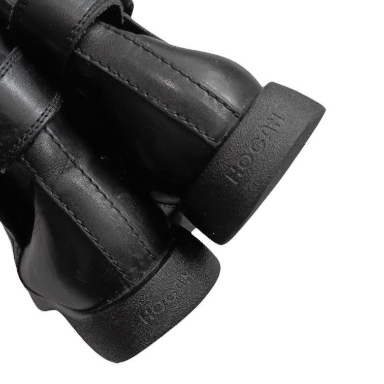 Hogan × Vintage 🧿calfskin leather velcro strap chunky ankle boots Size US 10 / EU 43 - 3 Thumbnail