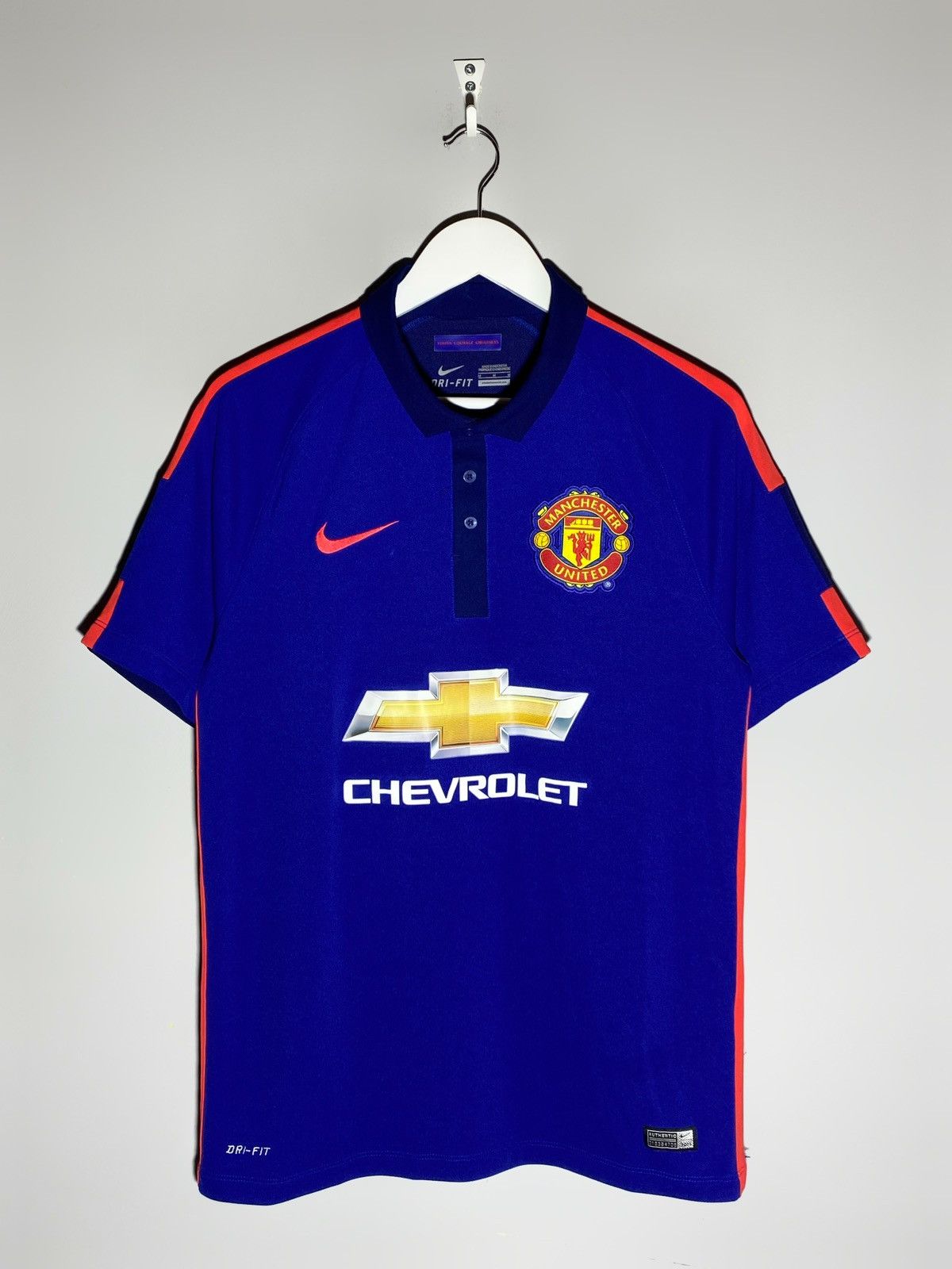 Nike #2 Rafael Nike Manchester United 2014/15 Third Jersey Size US M / EU 48-50 / 2 - 2 Thumbnail