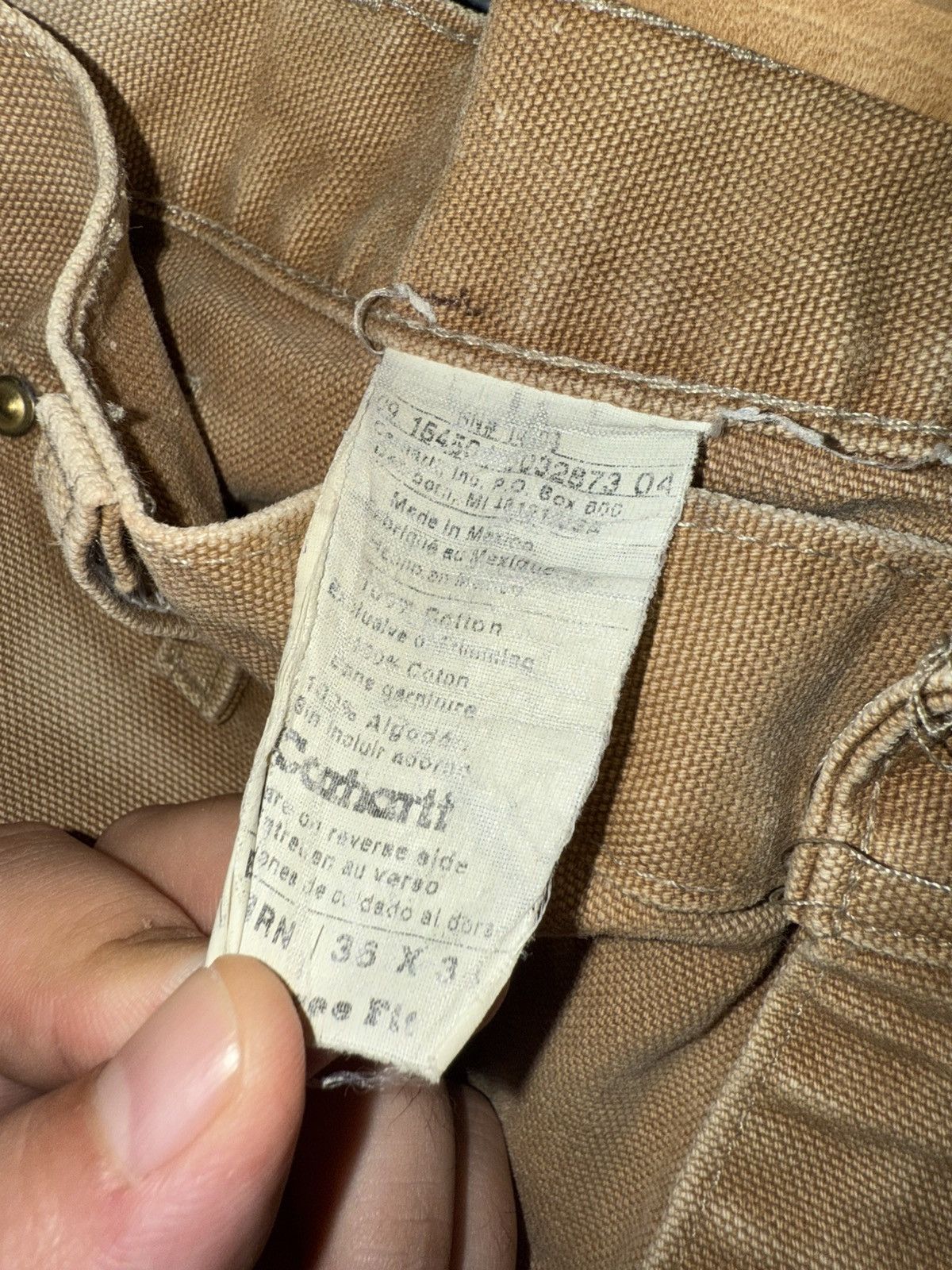 Carhartt Vintage 90’s Carhartt Work Pants Size US 36 / EU 52 - 3 Thumbnail