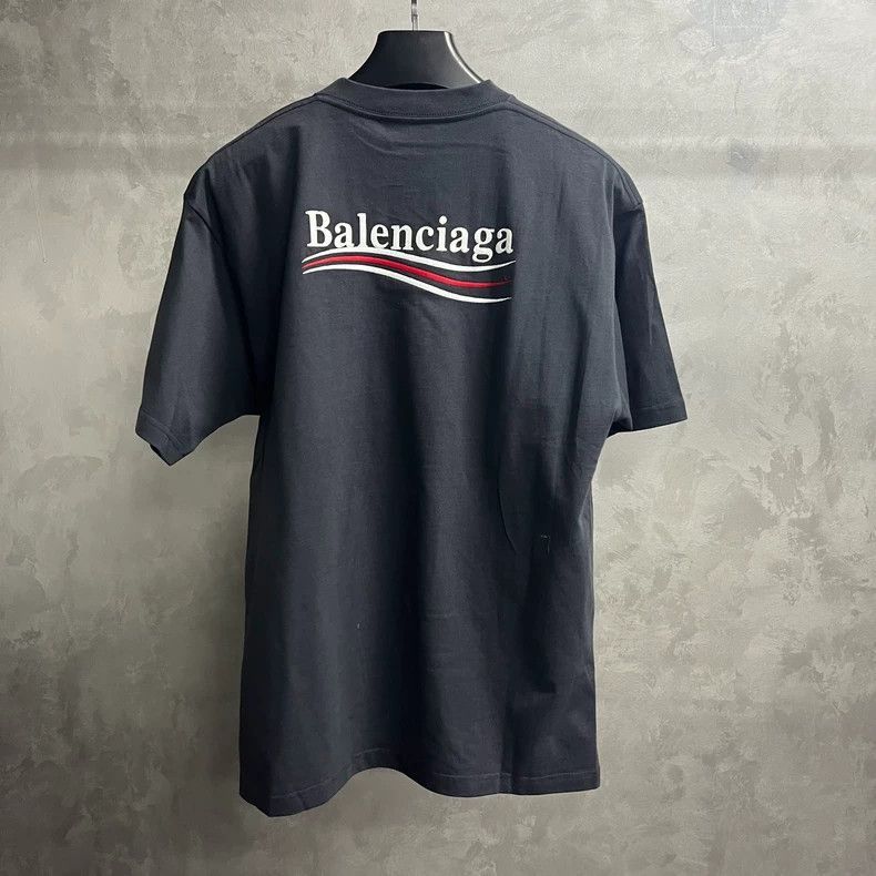 Balenciaga Balenciaga White Label Black Grey Embroidered Cola Pattern Size US XXS / EU 40 - 4 Thumbnail