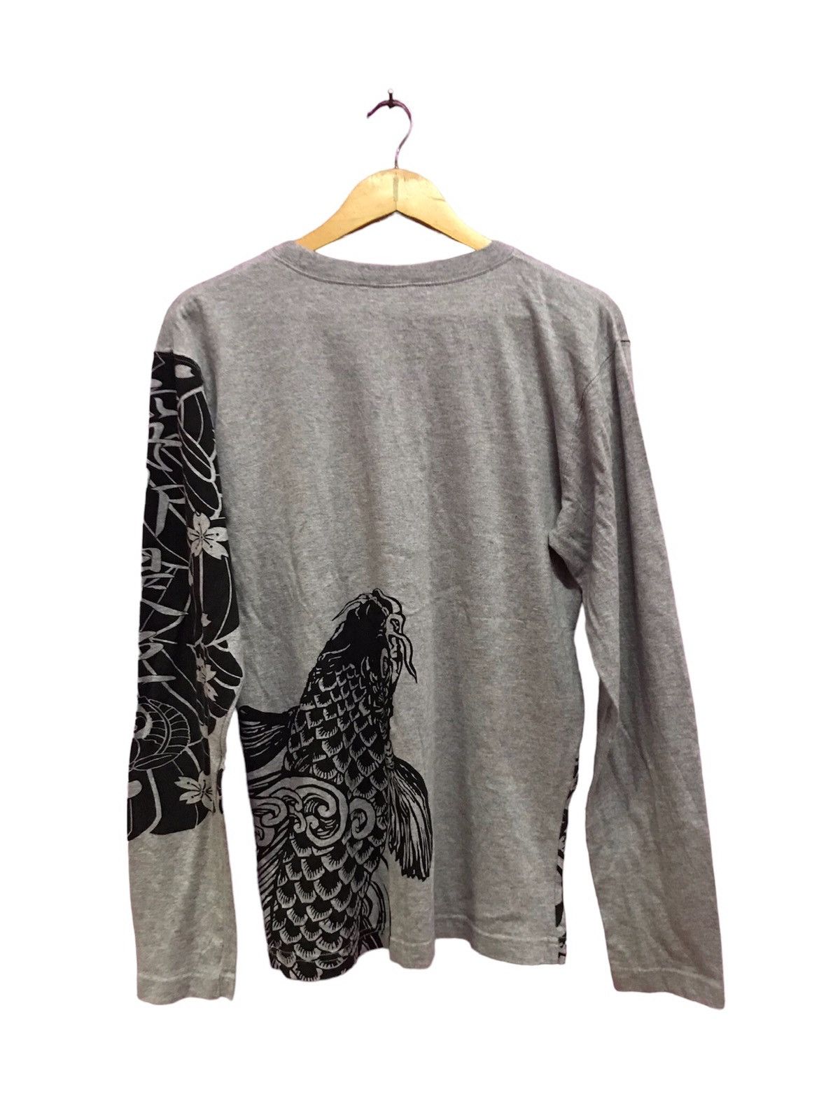 Japanese Brand Fish Koi Long Sleeves Size L Size US L / EU 52-54 / 3 - 2 Thumbnail