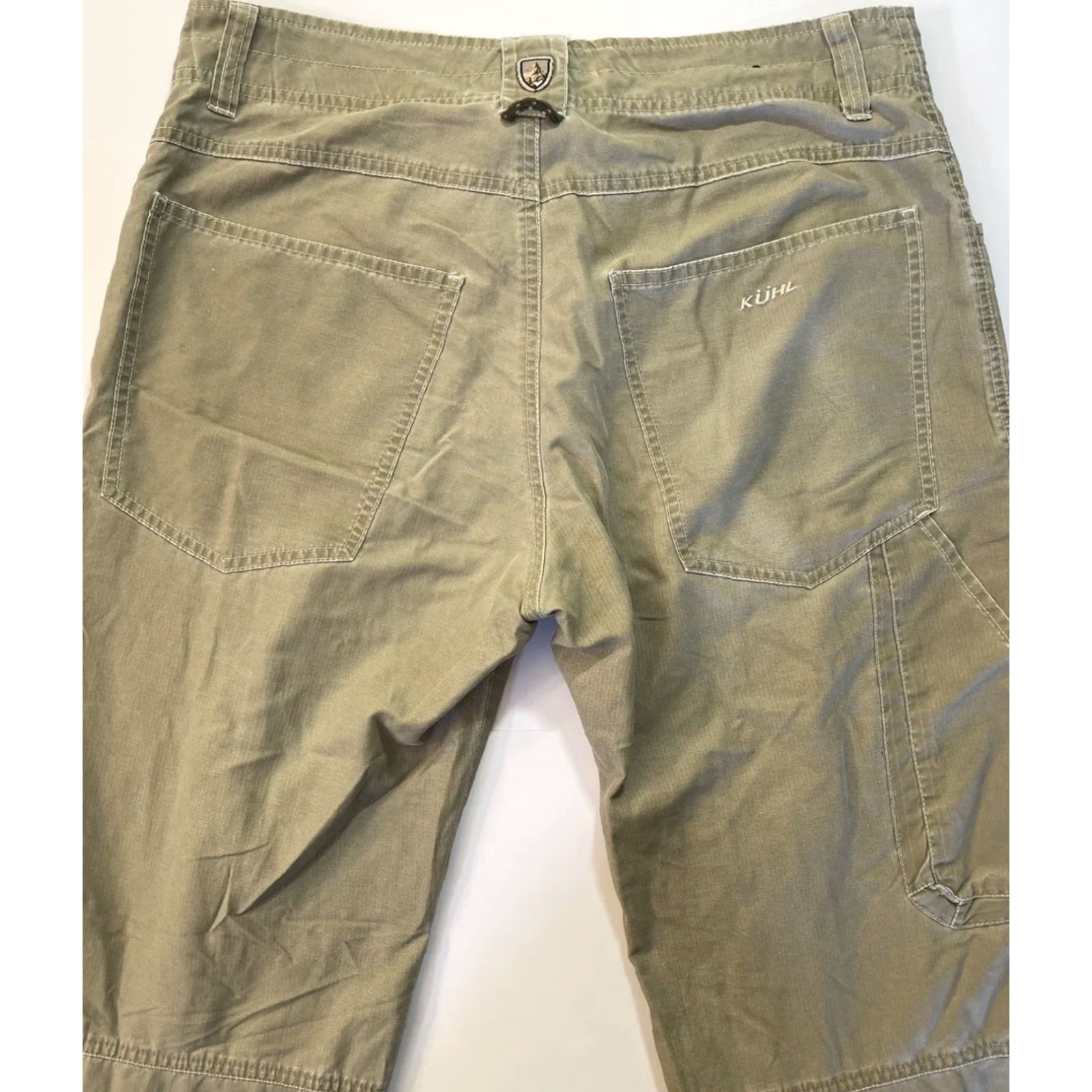 Vintage KUHL Outdoor Pants Mens 32x32 Khaki Lightweight Straight Leg Travel Workwear Size US 32 / EU 48 - 5 Thumbnail